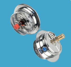 億川高新YNXC-60ZT/100ZT/150ZT軸向帶邊耐震電接點壓力表